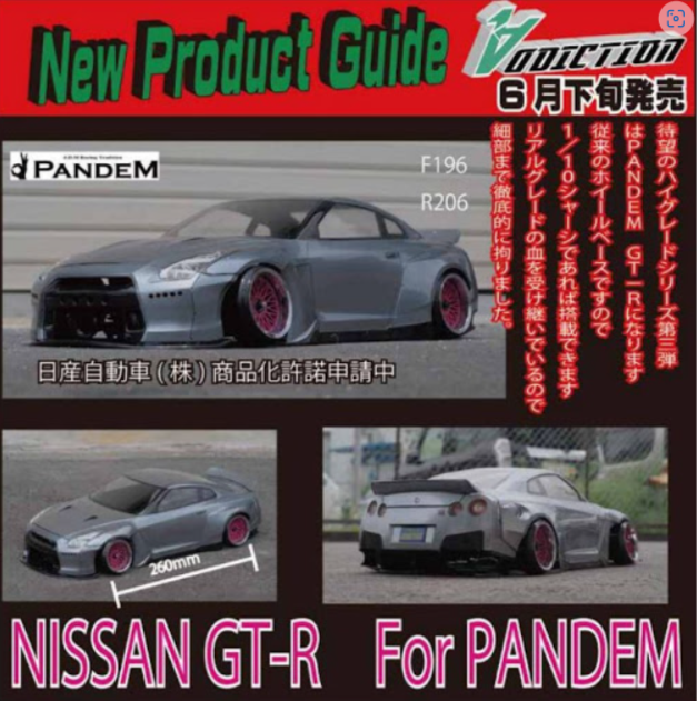 Addiction Nissan R35 GT-R Pandem | Opposition RC