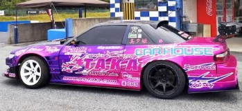 TAKA Nissan Silvia S13 ラジコン Taka - Hiroki Vito S13 Silvia D1 Decal Set 2022 - #TAKA